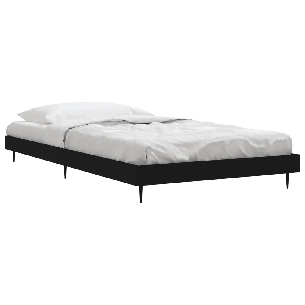 Giroletto Nero 90x190 cm in Legno Multistrato 832302