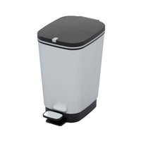 PATTUMIERA CHIC BIN CON PEDALE STEEL GRIGIA LT 6