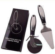 Snidatrici per pizza con spatola per formaggio - Resistente alla lavastoviglie - Antiscivolo - In acciaio inossidabile - Design ergonomico - Per pizza, torte e altro - Rotolatrice per pizza