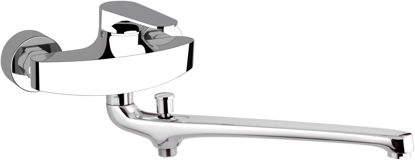 Rubinetto lavabo/vasca con canna fusa lunga - serie class line