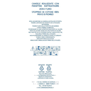 CANDELA NATALIZIA FORMA DI PANETTONE 9 CM