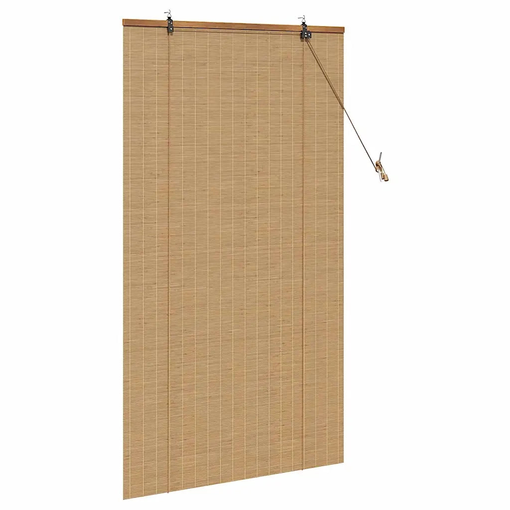vidaXL Tende e Tapparelle per Finestre con tende Marrone Chiaro Bambù