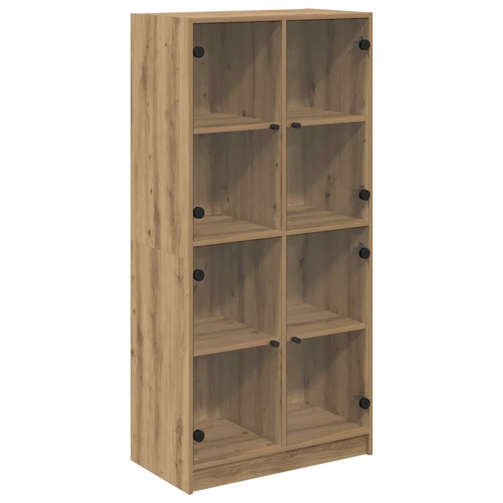 Credenza-Buffet-Armadio da cucina Rovere artigianale 68 x 37 x 142 cm Legno multistrato