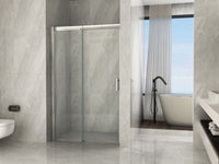 Porta scorrevole in Cristallo 8 MM con trattamento anticalcare e chiusura soft-close - Misura: 90 xh195cm