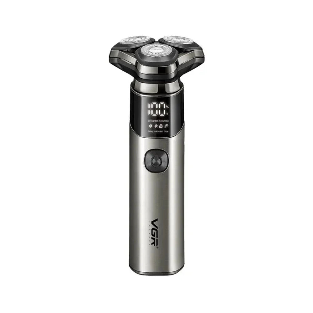 Trade Shop - Rasoio Professionale Barber Vgr V-321 Rotary Shaver Triple Testine -