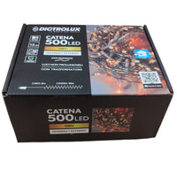 LUCI LED ORO 500 LED 15 MT INTERNO ESTERNO