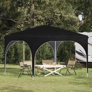 Tenda per feste a pop-up-Gazebo 290 x 290 x 245 cm Nero 421753