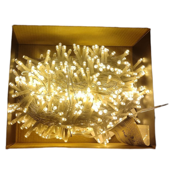 LUCI LED ORO 1000 LED 20 MT INTERNO ESTERNO