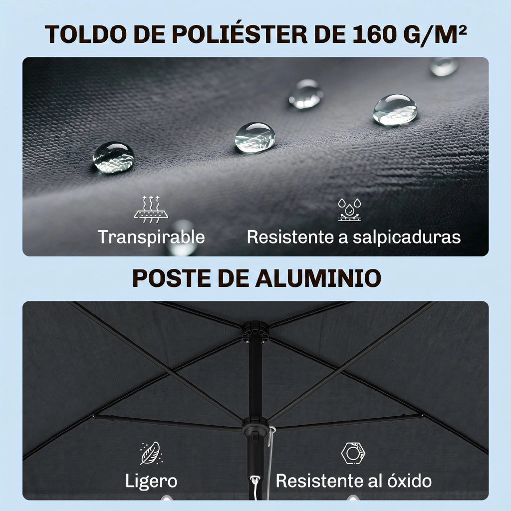 Tendaletto da Giardino ¨C Zephmum ¨C Grigio 200x130x250 cm
