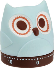 Cucina orologio, meccanico, timer uovo divertente, retro, in gomma plastica, L 61 x B 61 x H 71 mm.