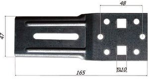 Bandierina per supporto a squadra passo 47 per motori Somfy