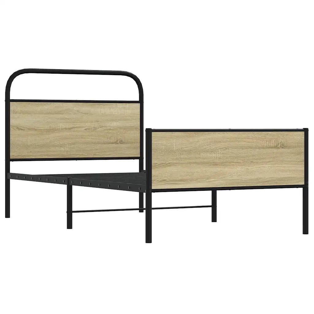 Giroletto senza Materasso Rovere Sonoma 90x200 cm in Truciolato 4100439