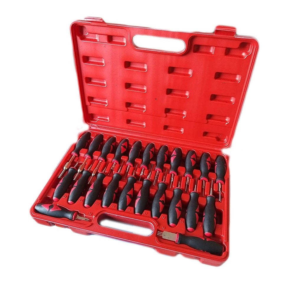 Trade Shop - Kit 23 Pz Strumenti Di Rimozione Terminale Connettori Cablaggi Elettrici Auto -