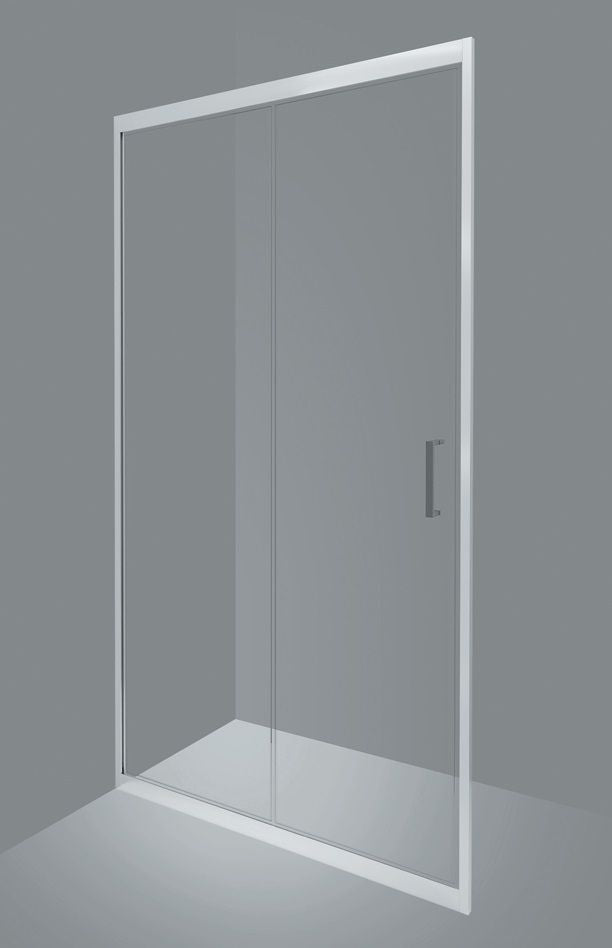 GIAVABOX Porta doccia scorrevole Cristallo 6 mm Serie Nice Soft Closing - Misura 160 x190H (AdattabilitÃ  158/159cm)