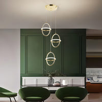 Lampada A Sospensione Led G064-3cpr Gold