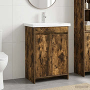 Set di mobili per il bagno Rovere Fumo 81 x 40 x 84,5 cm 3404286