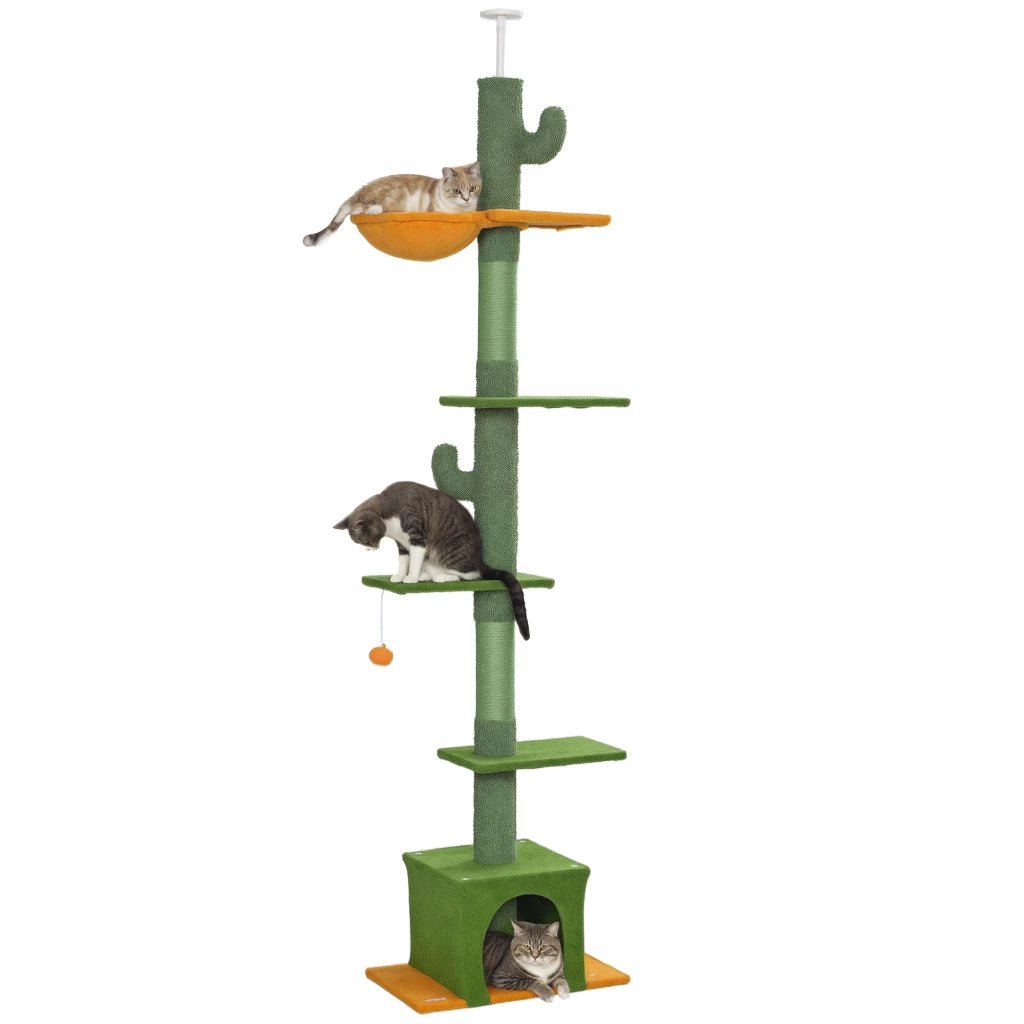 Albero per gatti ¨C zephmum ¨C Verde 230-275 cm