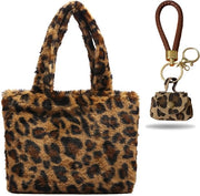 Borsa a Tote - Stampa di Animali - Cerniera - Mini Chiave - Borsa da Uomo - Casual - 25x18x6 cm