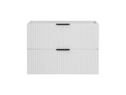 Mobile sottolavabo 80 cm 2 cassetti Adel White 80 x 57 x 46 cm