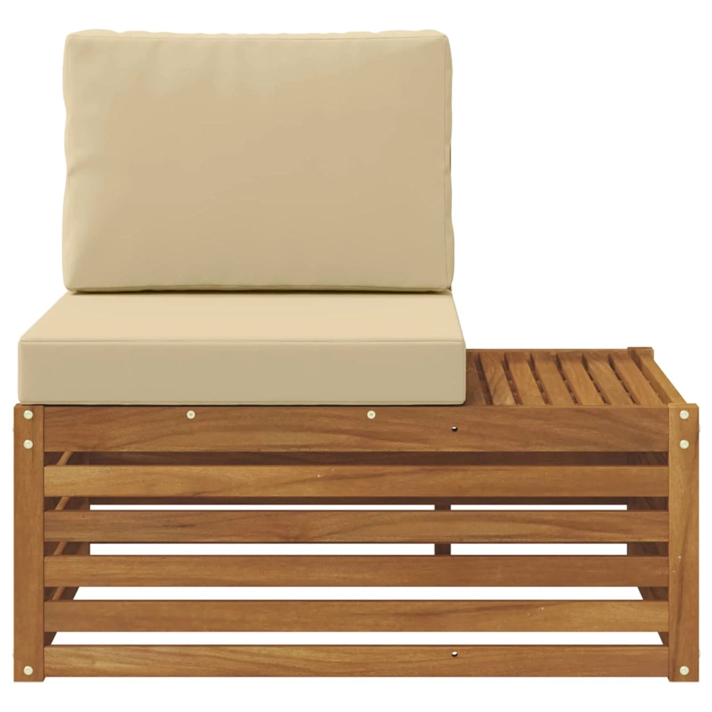 Divano da Giardino-Divano Esterno Finale con cuscino Naturale 91 x 63 x 73 cm 770643