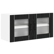 Mobile da cucina moderno e funzionale con pratico spazio contenitivo 80 x 31 x 40 cm legno composito nero 02_0053965