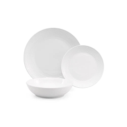 SET TAVOLA 18PZ ROYALE IN PORCELLANA  BIANCA