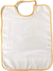 Cuscino per bambini con elastico – 100% cotone 34 x 28 cm, giallo