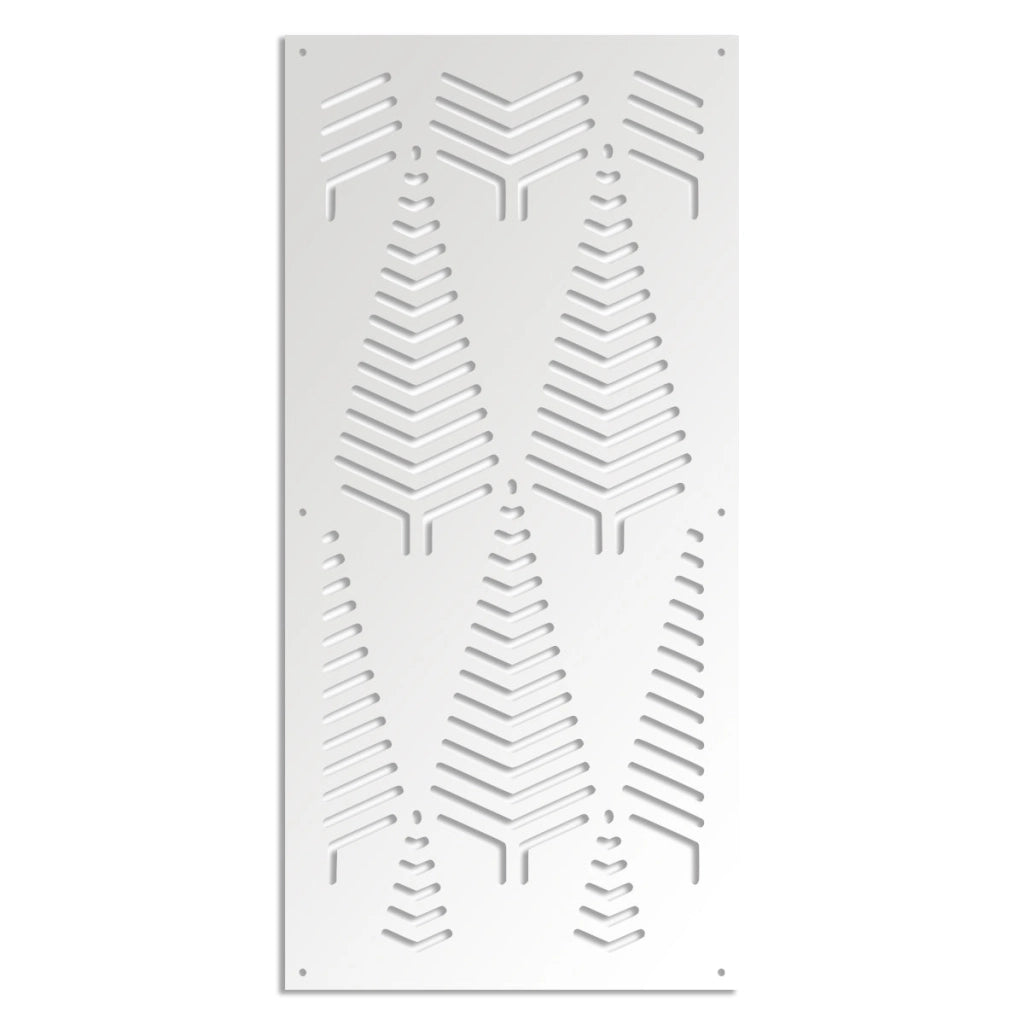 SPEAR - Pannello in PVC traforato - Parasole Colore: bianco, Misura: 73x148 cm
