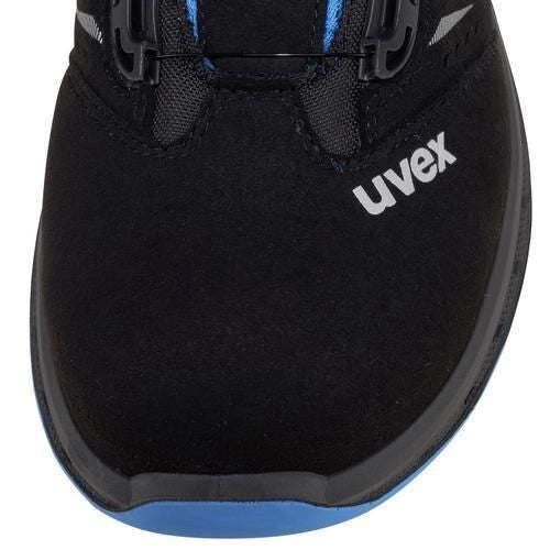 Uvex 6938244 2 Trend Scarpa di Sicurezza Bassa S1P ESD BOA Fit System SRC Taglia 44 colore Nero Blu