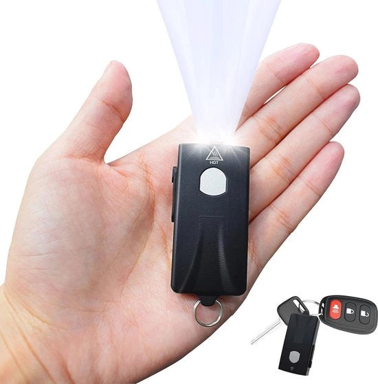 Zaklamp Mini LED Oplaadbaar con Luminosità Adattabile - Lampada da Tasca Portatile per Attività All'Aperto e Emergenze