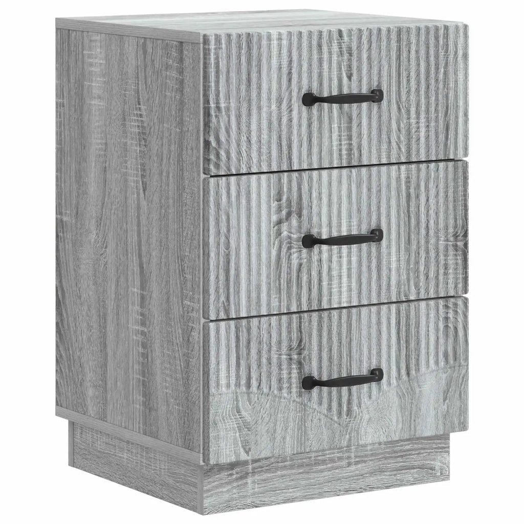 Armadio da Notte con cassetto Grigio Sonoma 43 x 41 x 63,5 cm 895251