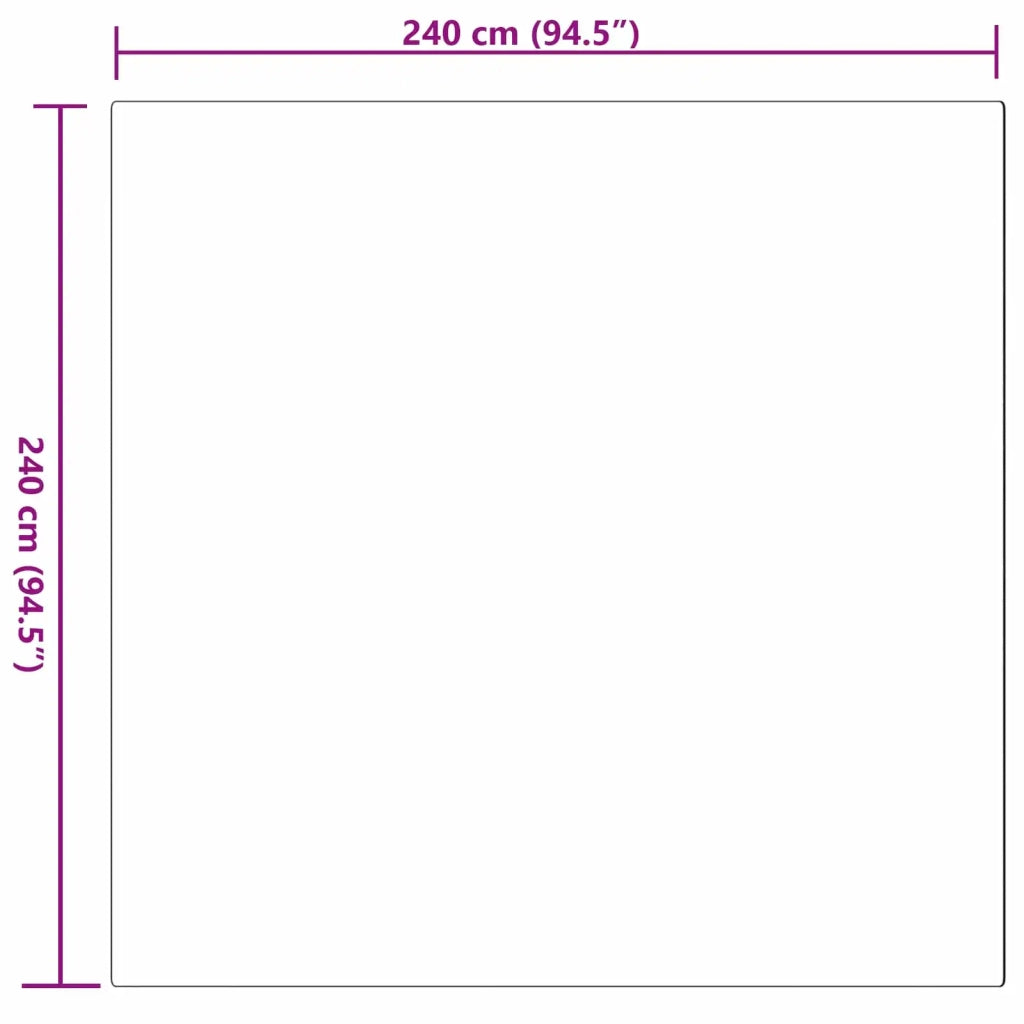 Tappeto antiscivolo in sintetica di coniglio OLITE Rosa 42021710