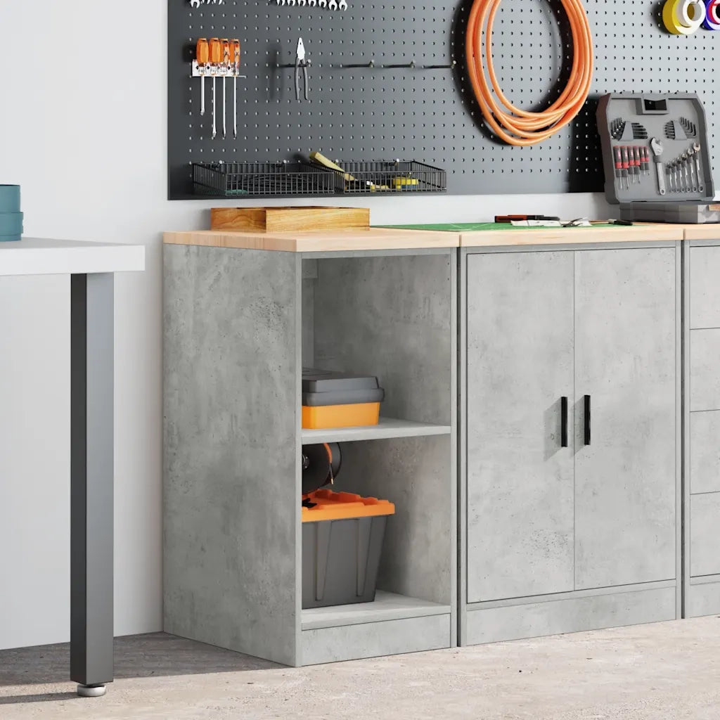 Armadietto da Garage Grigio cemento 40x51x85 cm CFW4231105