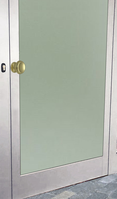 Pomolo fisso per porta SAGUATTI 166/60BB in alluminio oro lucido