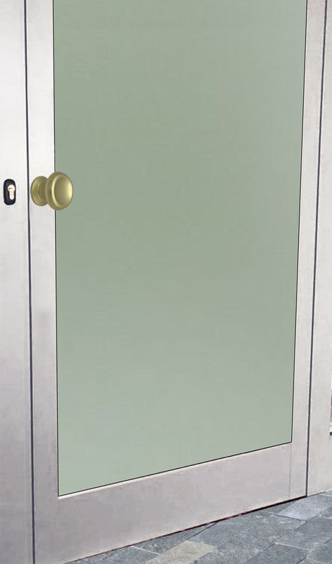 Pomolo fisso per porta SAGUATTI 166/60FB in alluminio oro satinato