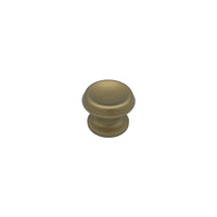 Pomolo fisso per porta SAGUATTI 166/60GB in alluminio bronzo satinato