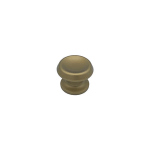 Pomolo fisso per porta SAGUATTI 166/60GB in alluminio bronzo satinato