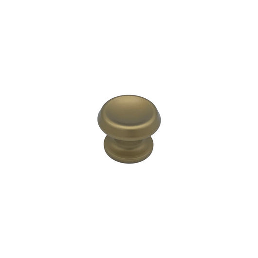 Pomolo fisso per porta SAGUATTI 166/60GB in alluminio bronzo satinato