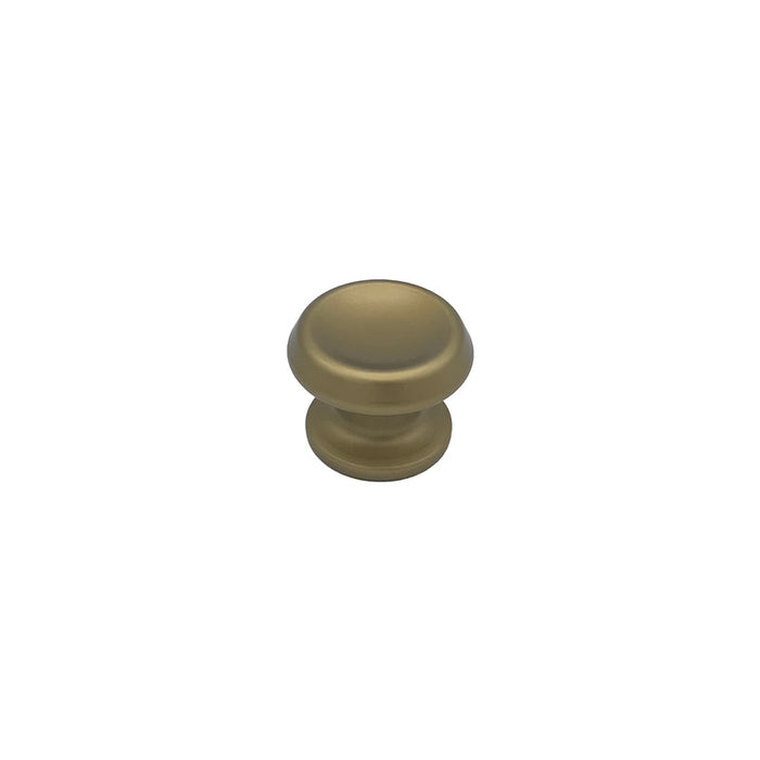 Pomolo fisso per porta SAGUATTI 166/60GB in alluminio bronzo satinato