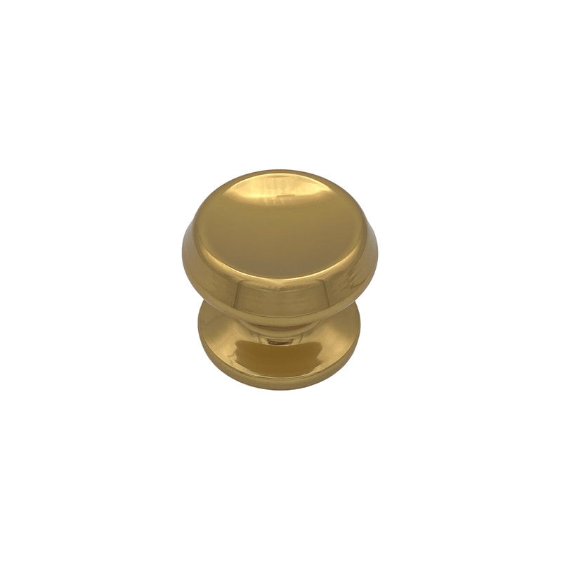 Pomolo fisso per porta SAGUATTI 166/70CB in alluminio bronzo lucido