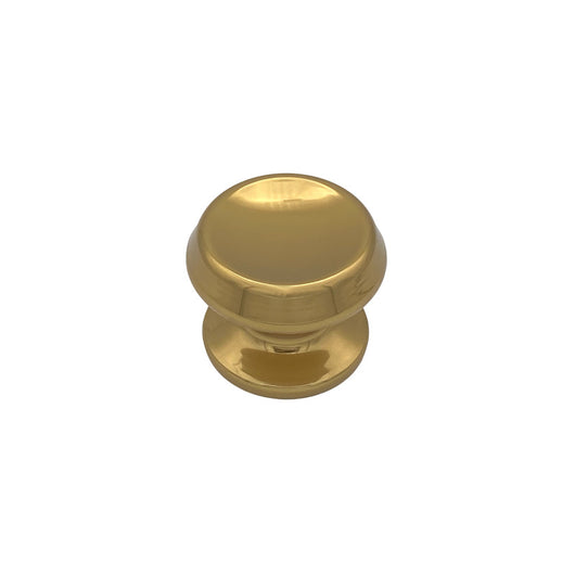 Pomolo fisso per porta SAGUATTI 166/70CB in alluminio bronzo lucido