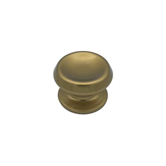 Pomolo fisso per porta SAGUATTI 166/80CB in alluminio bronzo lucido