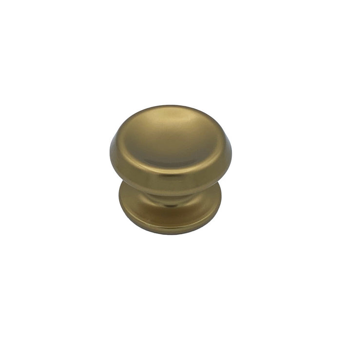 Pomolo fisso per porta SAGUATTI 166/80CB in alluminio bronzo lucido