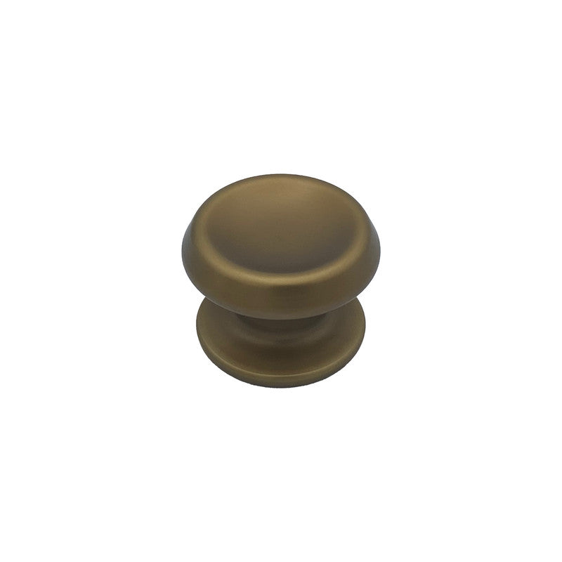 Pomolo fisso per porta SAGUATTI 166/80GB in alluminio bronzo satinato