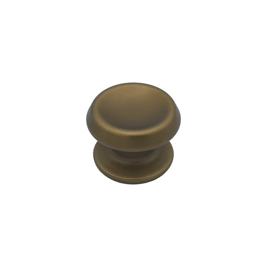 Pomolo fisso per porta SAGUATTI 166/80GB in alluminio bronzo satinato