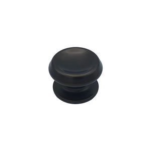 Pomolo fisso per porta SAGUATTI 166/80IB in alluminio marrone opaco