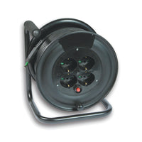 fme art.14.613 avvolgicavo 50 m 3x1,5-4 prese bipasso+terra+schuko cod:ferx.16602