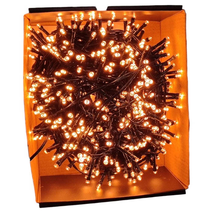 LUCI LED ORO 1000 LED 20 MT INTERNO ESTERNO