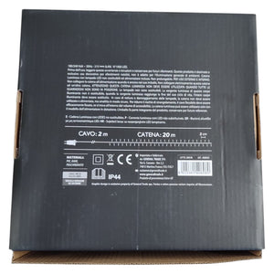 LUCI LED ORO 1000 LED 20 MT INTERNO ESTERNO