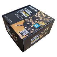 LUCI LED ORO 1000 LED 20 MT INTERNO ESTERNO